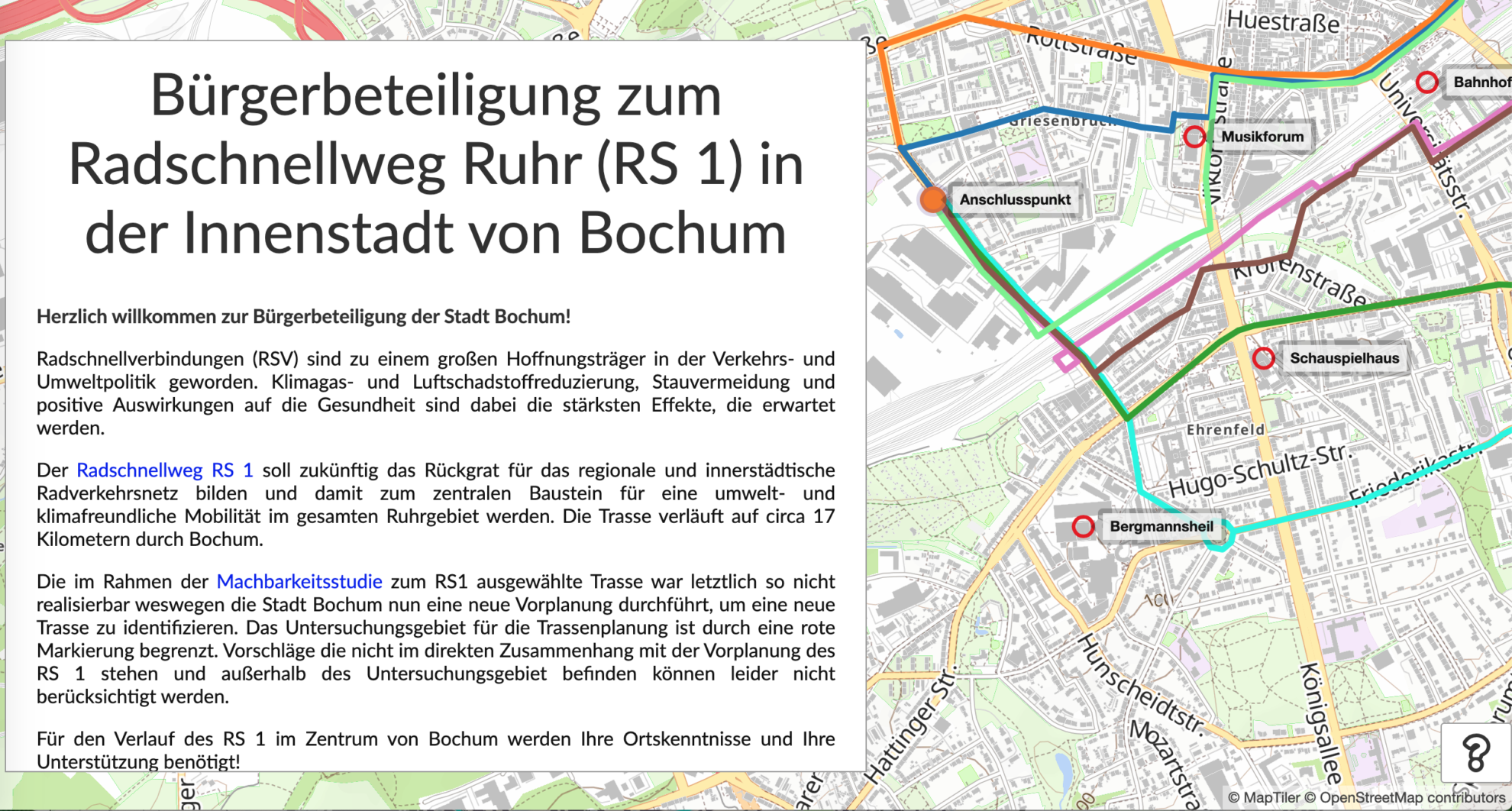 Noch Eine Woche B Rgerbeteiligung Zum Radschnellweg Ruhr Rs In Der