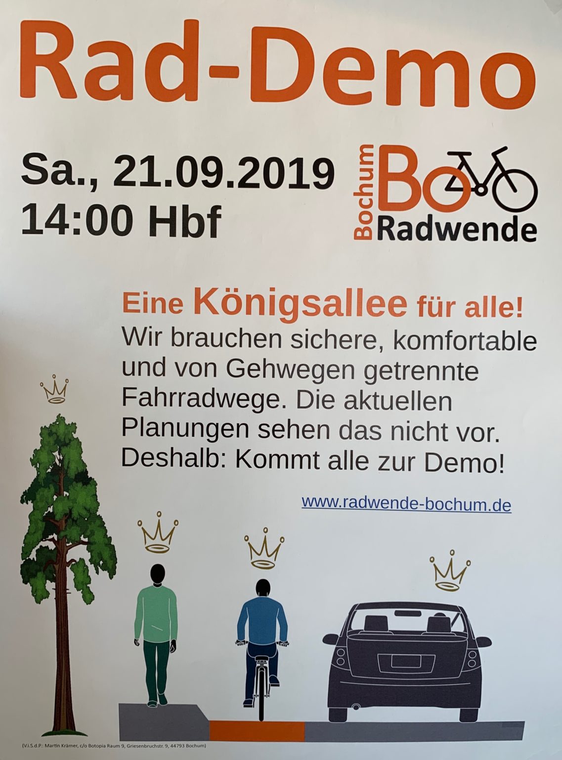 Königsallee Bochum: Neue Pläne Für Radwege – Konkretisierung Durch OB ...